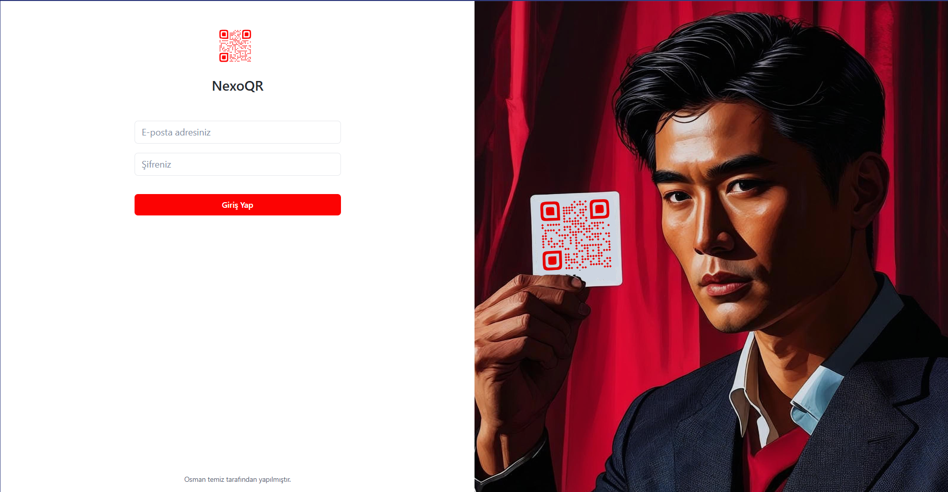 Dramatic black and white portrait of elderly man with strong facial features